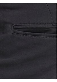 Jack & Jones - Jack&Jones Chinosy Marco 12150158 Czarny Slim Fit. Kolor: czarny. Materiał: bawełna