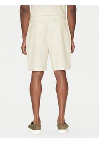 Guess Szorty sportowe M5GD41 KCRY0 Écru Regular Fit. Materiał: syntetyk. Styl: sportowy #3