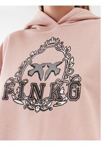 Pinko Bluza Sisma 101767 A13M Różowy Regular Fit. Kolor: różowy. Materiał: bawełna #4