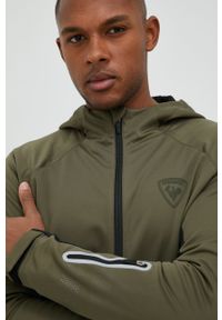 Rossignol kurtka outdoorowa kolor zielony. Kolor: zielony. Materiał: tkanina, materiał, softshell. Długość rękawa: raglanowy rękaw #4