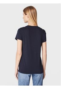 Zadig&Voltaire T-Shirt Walk Blason JWTS00003 Granatowy Regular Fit. Kolor: niebieski. Materiał: bawełna #3