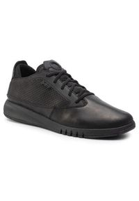 Geox Sneakersy U Aerantis A U927FA 00043 C9997 Czarny. Kolor: czarny. Materiał: skóra