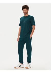 Adidas - adidas Spodnie dresowe ALL SZN Fleece JX5096 Zielony Tapered Leg. Kolor: zielony. Materiał: bawełna, syntetyk #5