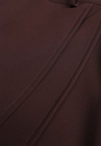 Renee - Brązowe Asymetryczne Spódnico-Szorty High Waist Tinetha. Stan: podwyższony. Kolor: brązowy #6