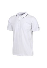 Regatta - Forley męska koszulka polo. Typ kołnierza: polo. Kolor: biały. Sport: turystyka piesza #1