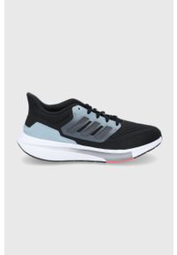 Adidas - adidas buty EQ21 Run GZ0604 kolor czarny. Nosek buta: okrągły. Zapięcie: sznurówki. Kolor: czarny. Materiał: materiał. Sport: bieganie