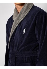 Polo Ralph Lauren Szlafrok 714854533001 Granatowy. Typ kołnierza: polo. Kolor: niebieski. Materiał: bawełna #3