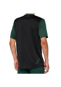 Dżersej z krótkim rękawem 100% ridecamp. Kolor: wielokolorowy, czarny, zielony. Materiał: jersey. Długość rękawa: krótki rękaw. Długość: krótkie