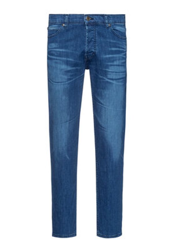 Hugo Jeansy 634 50449225 Niebieski Tapered Fit. Kolor: niebieski