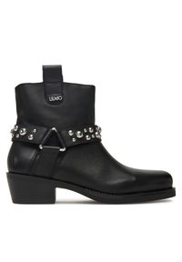 Liu Jo Botki Roxy 01 SF5047 P0102 Czarny. Kolor: czarny. Materiał: skóra