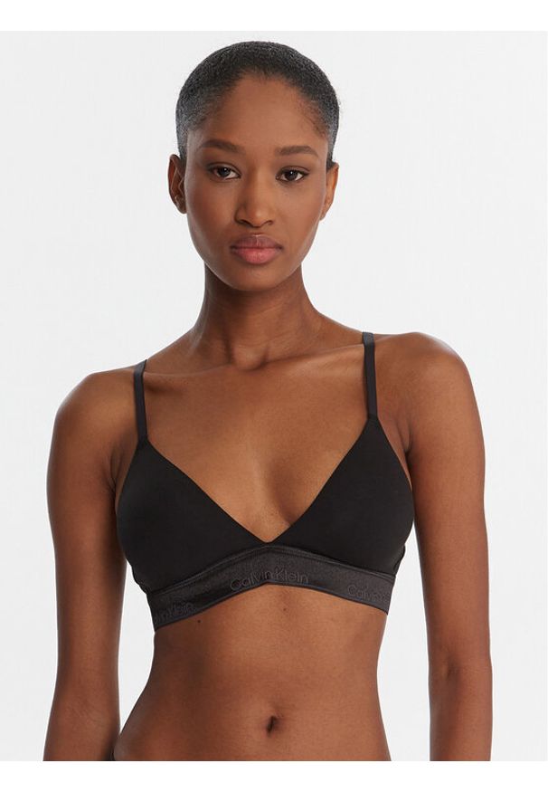 Calvin Klein Underwear Biustonosz braletka LV00QF8548 Czarny. Kolor: czarny. Materiał: bawełna