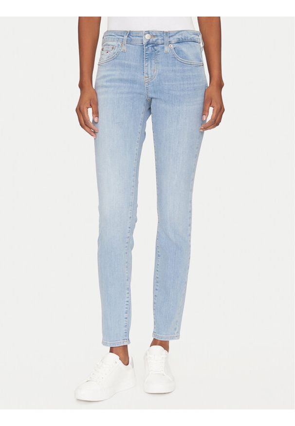 Tommy Jeans Jeansy Spohie DW0DW20649 Niebieski Skinny Fit. Kolor: niebieski