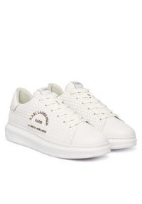 Karl Lagerfeld - KARL LAGERFELD Sneakersy Kapri KL52536K Biały. Kolor: biały. Materiał: skóra #5