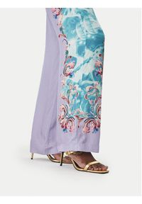 Versace Jeans Couture Spodnie materiałowe 80HAA1P2 NS830 Turkusowy Regular Fit. Kolor: turkusowy. Materiał: wiskoza #3