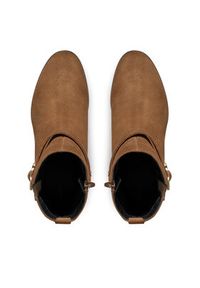 Geox Botki D Walk Pleasure 55 D46XBA 00022 C6372 Brązowy. Kolor: brązowy. Materiał: zamsz, skóra #4