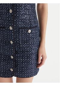 Guess Sukienka codzienna W5BK41 D0771 Granatowy Regular Fit. Okazja: na co dzień. Kolor: niebieski. Materiał: bawełna. Typ sukienki: proste. Styl: casual #2