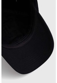 Lee czapka z daszkiem bawełniana kolor czarny z nadrukiem. Kolor: czarny. Materiał: bawełna. Wzór: nadruk #3