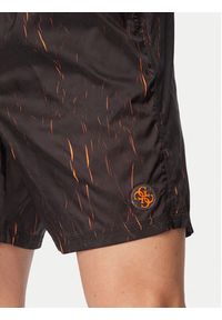 Guess Szorty kąpielowe F6GT18 WN352 Czarny Regular Fit. Kolor: czarny. Materiał: syntetyk #3