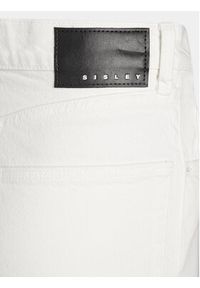 Sisley Spódnica jeansowa 4TLALE03I Biały Regular Fit. Kolor: biały. Materiał: bawełna