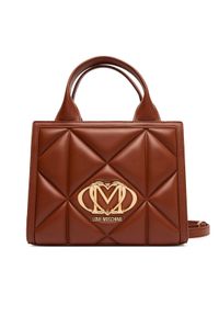 Love Moschino - LOVE MOSCHINO Torebka JC4081PP1NLC0312 Brązowy. Kolor: brązowy. Materiał: skórzane