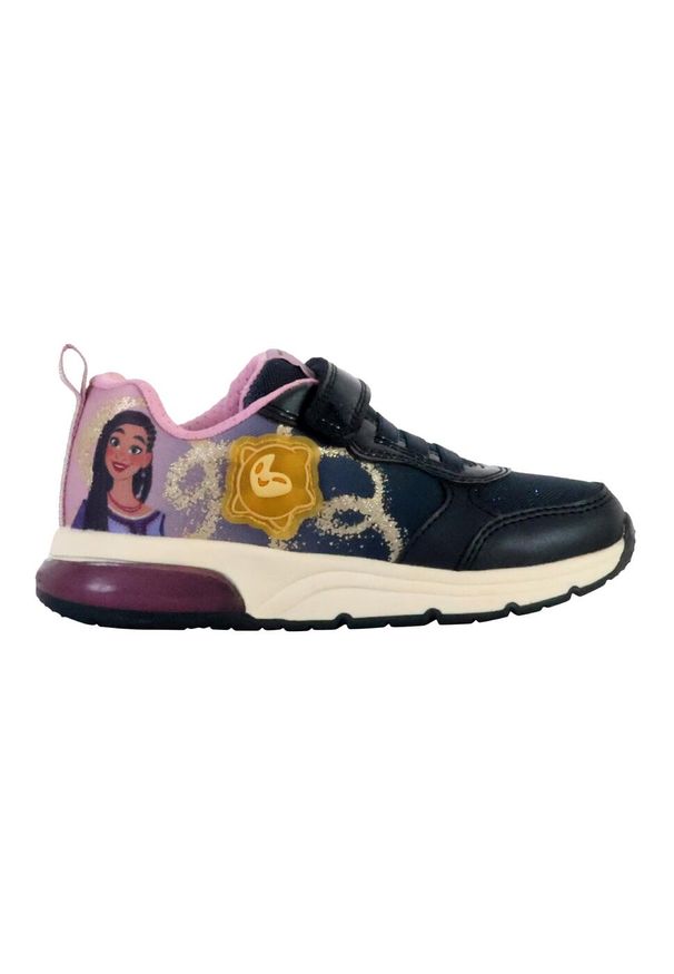 Buty juniorskie Geox Spaceclub. Kolor: niebieski. Materiał: tkanina, syntetyk. Sport: turystyka piesza