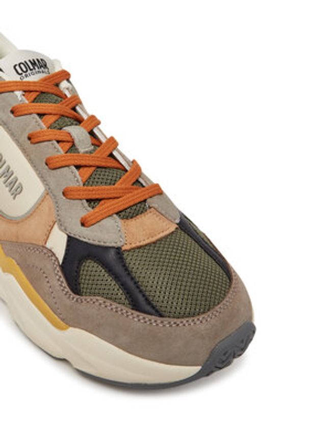 Colmar Sneakersy Dexter SS25/025 Brązowy. Kolor: brązowy. Materiał: zamsz, skóra