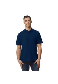 GILDAN - Męska Koszulka Polo Softstyle Pique. Typ kołnierza: polo. Kolor: niebieski #1
