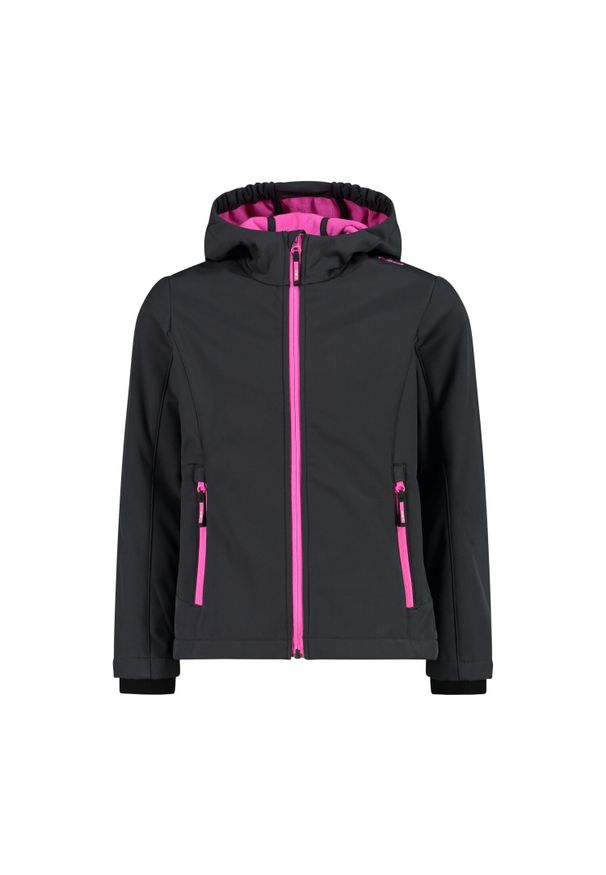 Kurtka dziecięca turystyczna CMP 3A29385N. Kolor: szary. Materiał: softshell. Styl: sportowy