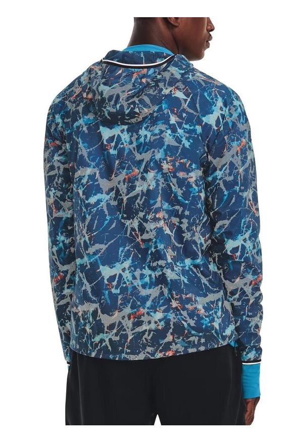 Kurtka do biegania męska Under Armour Storm Outrun Cold. Kolor: niebieski