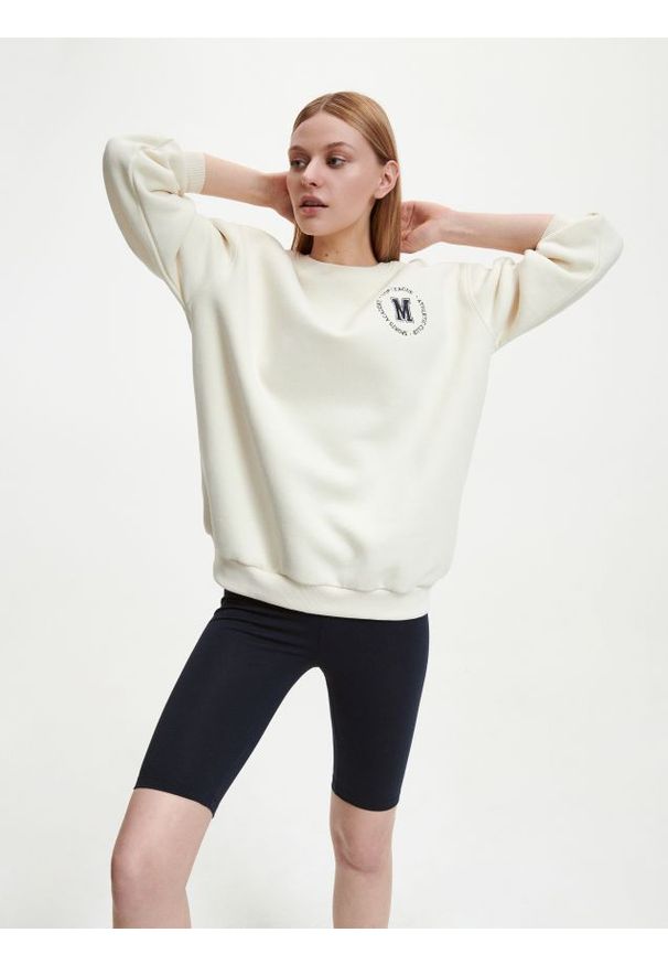 Reserved - Bawełniane kolarki - granatowy. Kolor: niebieski. Materiał: bawełna