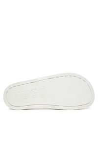 Hugo - HUGO Klapki 50546282 Biały. Kolor: biały. Materiał: syntetyk #5
