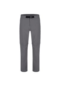 ZOOPLEMENTS - Męskie spodnie softshell Loap Urman szare XL. Kolor: szary. Materiał: softshell #1