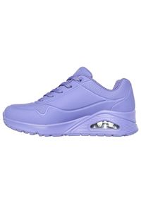 skechers - Buty do chodzenia damskie Skechers Uno Stand On Air. Kolor: fioletowy. Materiał: syntetyk, materiał. Szerokość cholewki: normalna. Model: Skechers Sport. Sport: turystyka piesza