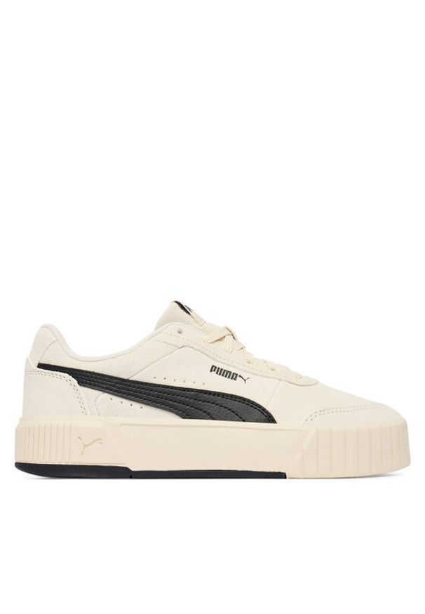Puma Sneakersy Carina Mis Sd 40263806 Kremowy. Kolor: kremowy. Materiał: skóra, zamsz
