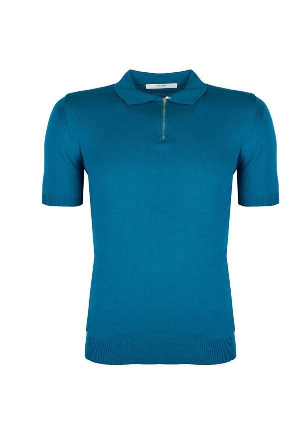 Takeshy Kurosawa Koszulka Polo "J.Cash". Okazja: na co dzień. Typ kołnierza: polo. Materiał: dzianina. Wzór: aplikacja. Styl: casual, klasyczny
