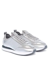 Calvin Klein Sneakersy Retro Runner Metallic HW0HW03287 Srebrny. Kolor: srebrny. Materiał: skóra #6