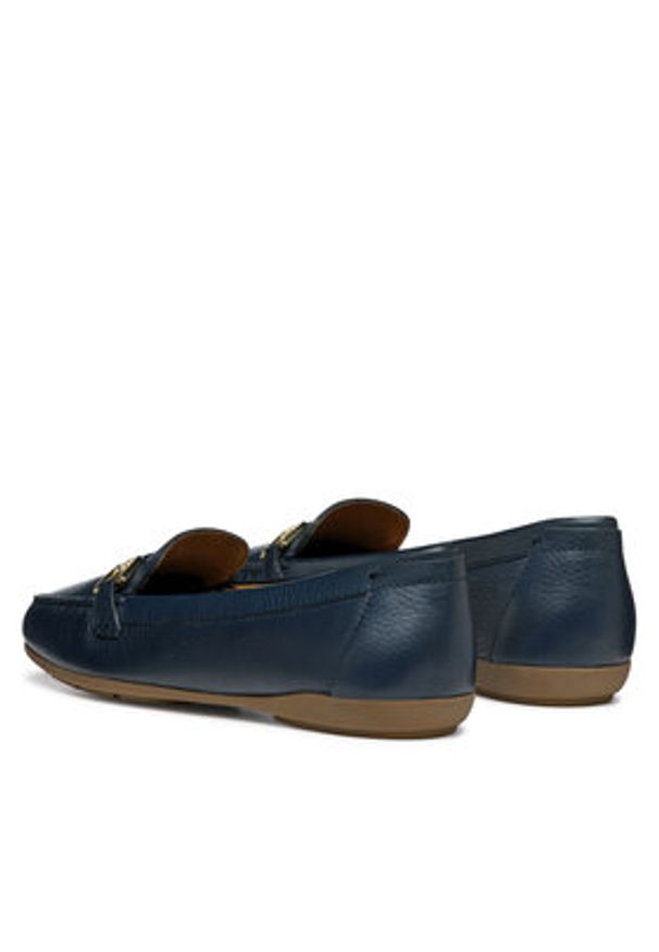 Geox Mokasyny D Annytah Moc D84BMA 00046 C4002 Granatowy. Kolor: niebieski. Materiał: skóra