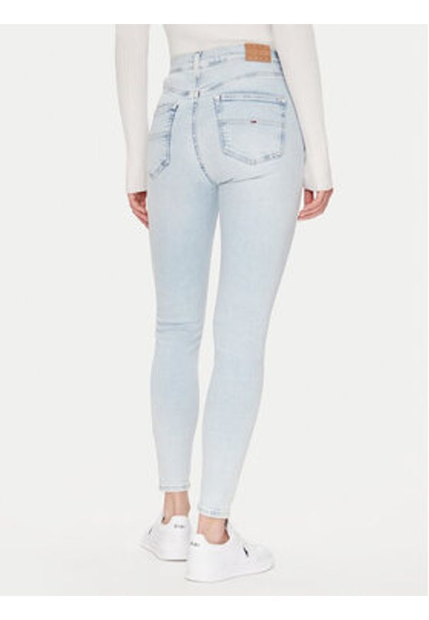 Tommy Jeans Jeansy Sylvia Hgh Skn Bi1213 DW0DW20025 Niebieski Regular Fit. Kolor: niebieski
