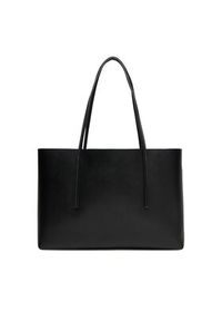 Calvin Klein Torebka Foil Logo Tote W/Pouch LV04F3274G Czarny. Kolor: czarny. Materiał: skórzane #5