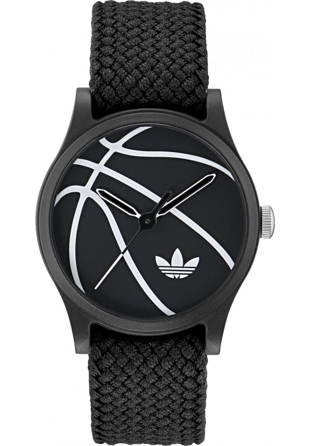 Adidas - Zegarek męski adidas Originals AOSY25024 czarny. Kolor: czarny