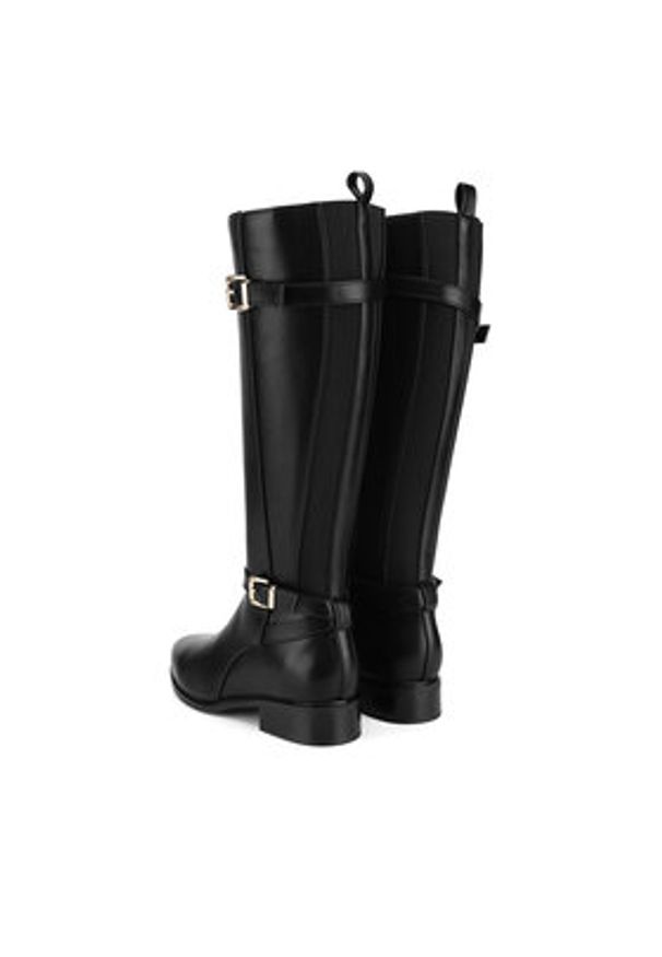 Clara Barson Kozaki WYL4016-2 Czarny. Kolor: czarny. Materiał: materiał