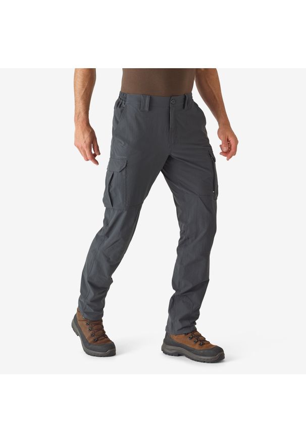 SOLOGNAC - Spodnie myśliwskie Solognac 500 Light. Materiał: poliester, elastan, poliamid, materiał. Sport: outdoor