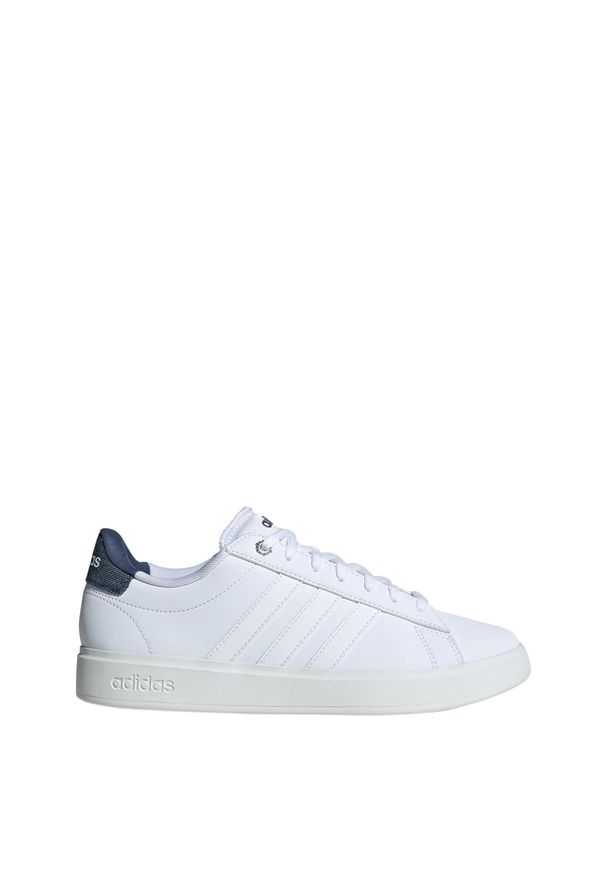 Adidas - Buty Grand Court 2.0. Okazja: na co dzień. Kolor: niebieski, wielokolorowy, biały. Materiał: materiał. Sport: turystyka piesza