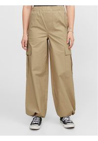 JJXX Spodnie materiałowe Yoko 12224655 Beżowy Cargo Fit. Kolor: beżowy. Materiał: bawełna #1
