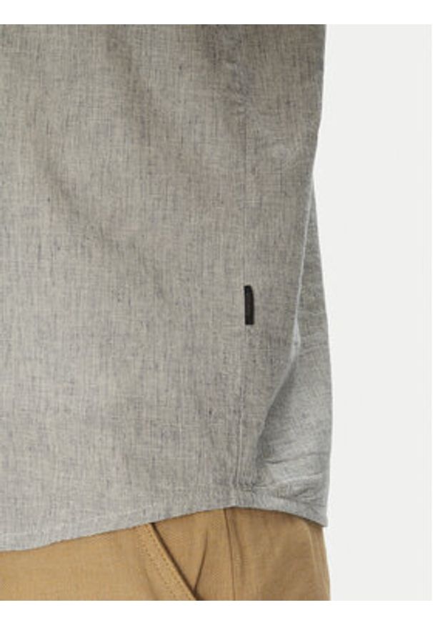 INDICODE Koszula Giulionus 20-402 Szary Regular Fit. Kolor: szary. Materiał: bawełna