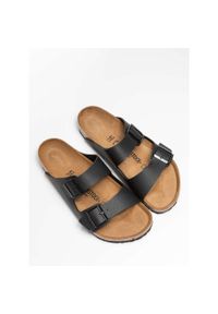 Klapki turystyczne uniseks Birkenstock Arizona 791. Kolor: brązowy, czarny, wielokolorowy. Materiał: syntetyk, tkanina, materiał