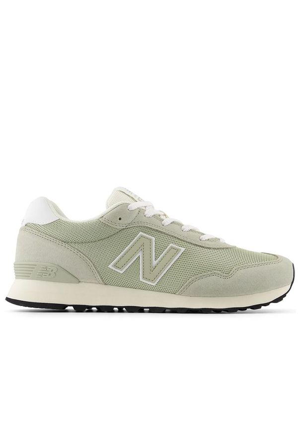 Buty New Balance ML515LCG - zielone. Okazja: na co dzień. Kolor: zielony. Materiał: zamsz, materiał, skóra, syntetyk. Szerokość cholewki: normalna
