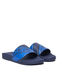 Guess Klapki FMJODE ELE19 Granatowy. Kolor: niebieski. Materiał: syntetyk #4