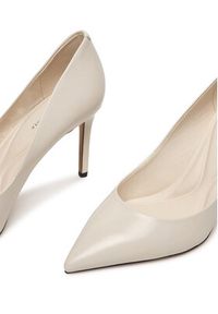 TOMMY HILFIGER - Tommy Hilfiger Szpilki Essential Pointed Pump FW0FW09362 Écru. Materiał: skóra. Obcas: na szpilce #2