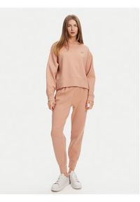 Lacoste Bluza SF5614 Pomarańczowy Oversize. Kolor: pomarańczowy. Materiał: bawełna